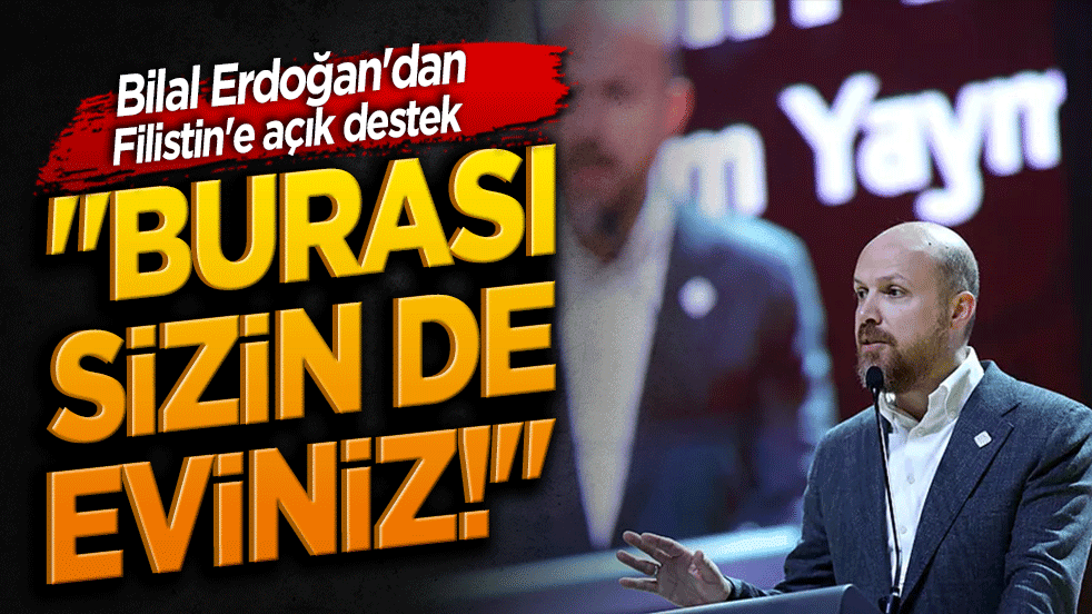 Bilal Erdoğan'dan Filistin'e açık destek: 