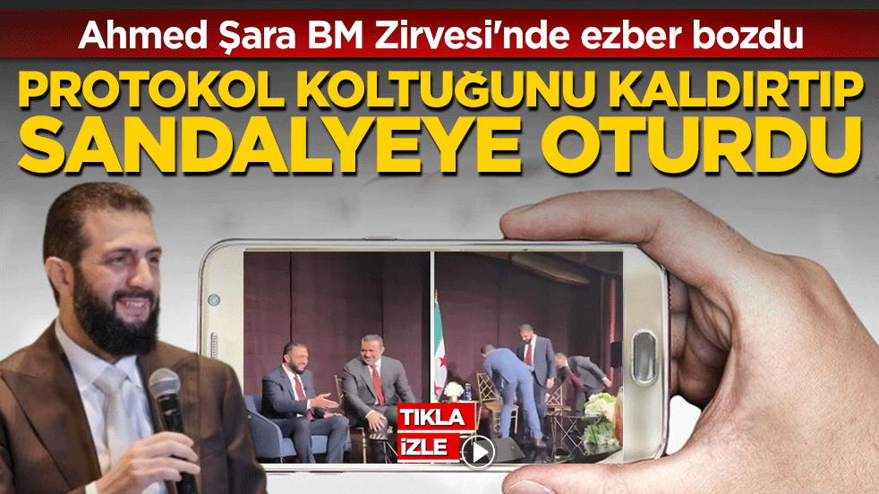 BM zirvesi öncesi dikkat çeken hamle! Şara vatandaşlarla aynı sandalyeye oturdu