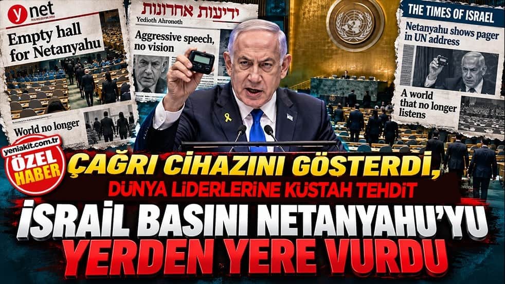 Çağrı cihazıyla dünya liderlerini tehdit eden Netanyahu'yu İsrail basını yerden yere vurdu