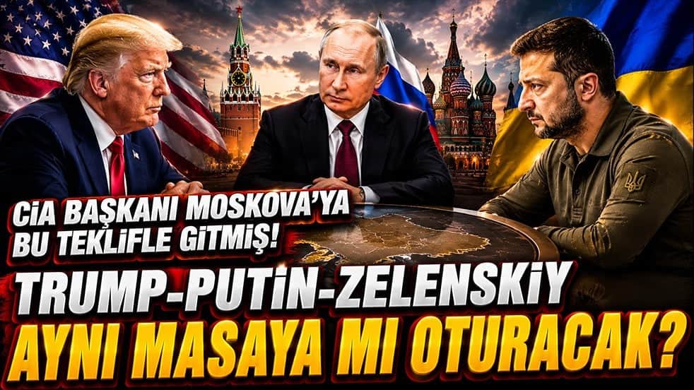 CIA Başkanı Moskova’ya bu teklifle gitmiş! Trump, Putin ve Zelenskiy aynı masaya mı oturacak?
