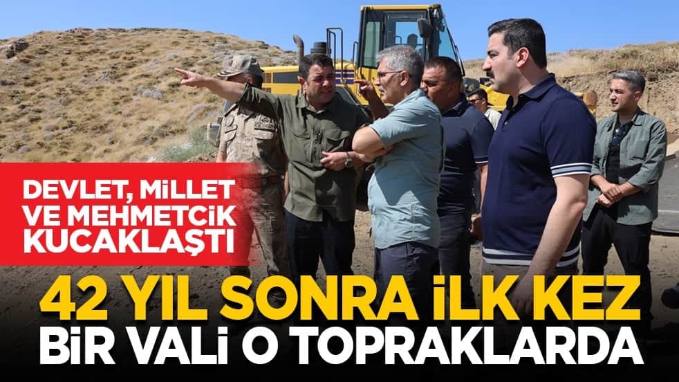 Devlet, millet ve Mehmetcik kucaklaştı: 42 yıl sonra ilk kez bir vali o topraklarda