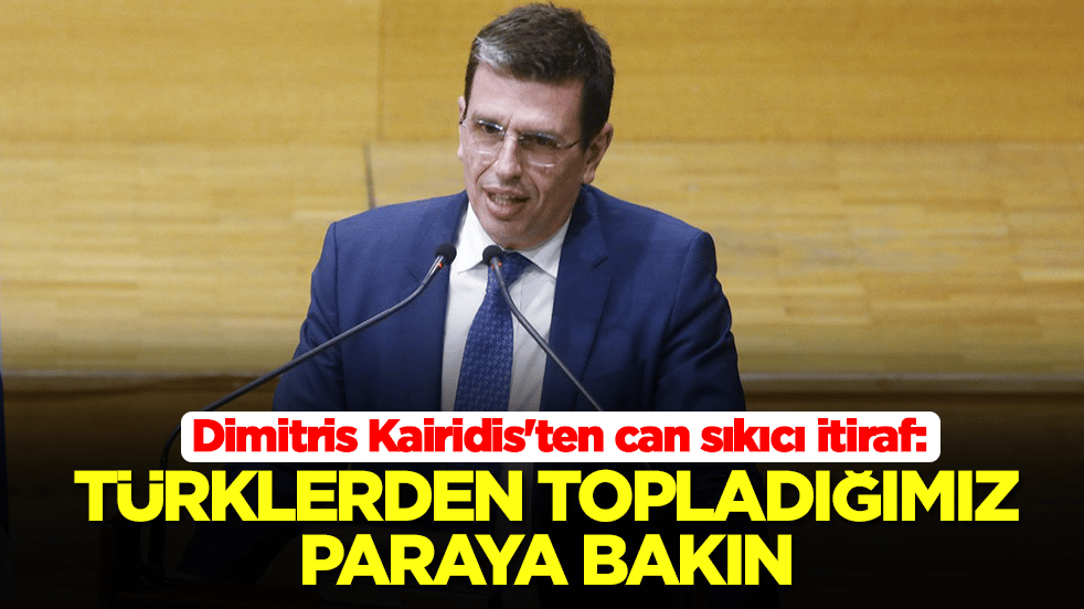 Dimitris Kairidis'ten can sıkıcı itiraf: Türklerden topladığımız paraya bakın