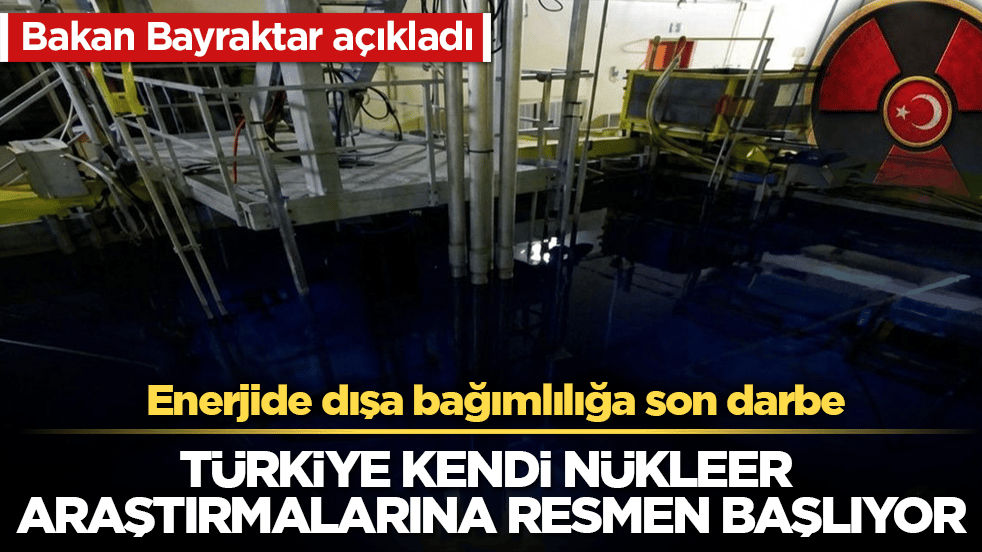 Enerjide dışa bağımlılığa son darbe: Bakan Bayraktar açıkladı: Türkiye kendi nükleer araştırmalarına resmen başlıyor