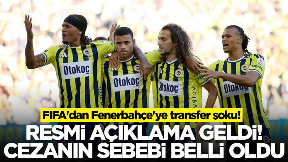 FIFA'dan Fenerbahçe'ye transfer şoku! Resmi açıklama geldi! Cezanın sebebi belli oldu
