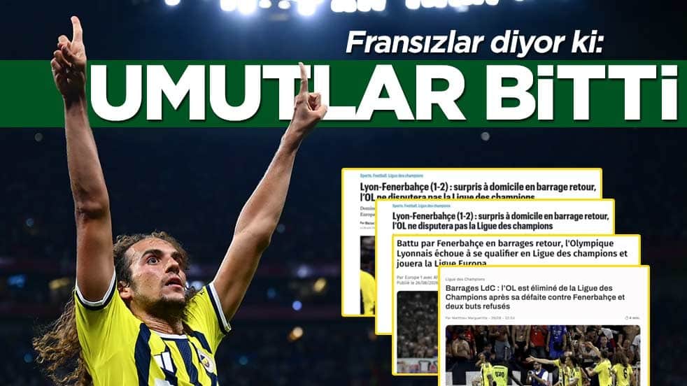 Fransız medyasında Fenerbahçe üzüntüsü! 'Acı bir hayal kırıklığı'