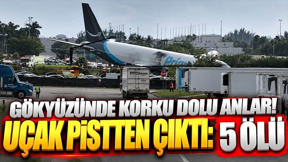 Gökyüzünde korku dolu anlar! Uçak inişte pistten çıktı: 5 ölü