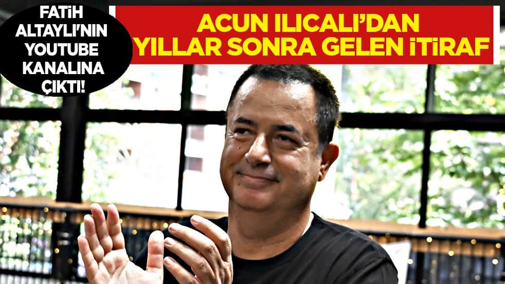 İngiltere'de en çok konuşulan isim olan Acun Ilıcalı Fatih Altaylı'ya konuk oldu! İtirafta bulundu...