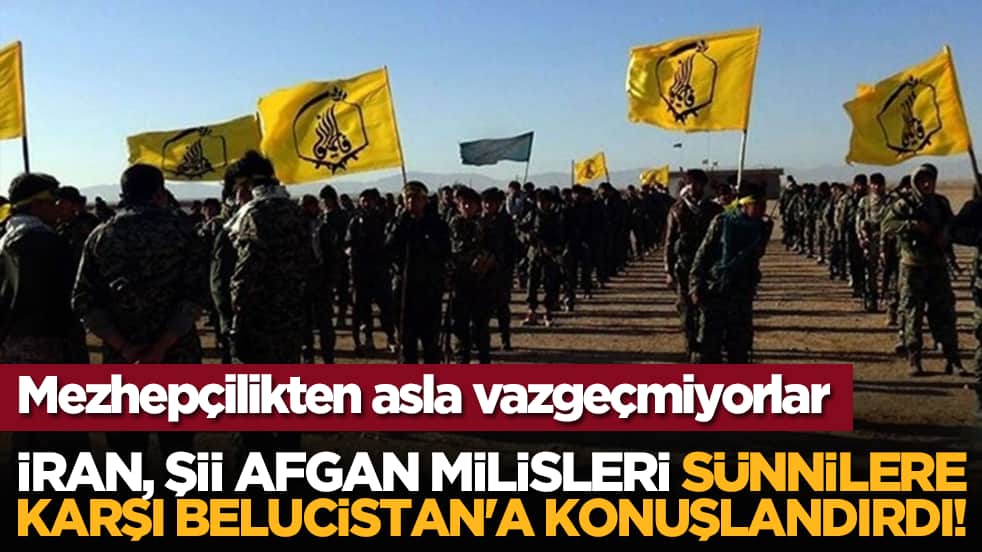 İran, Şii Afgan milisleri Sünnilere karşı Belucistan'a konuşlandırdı!