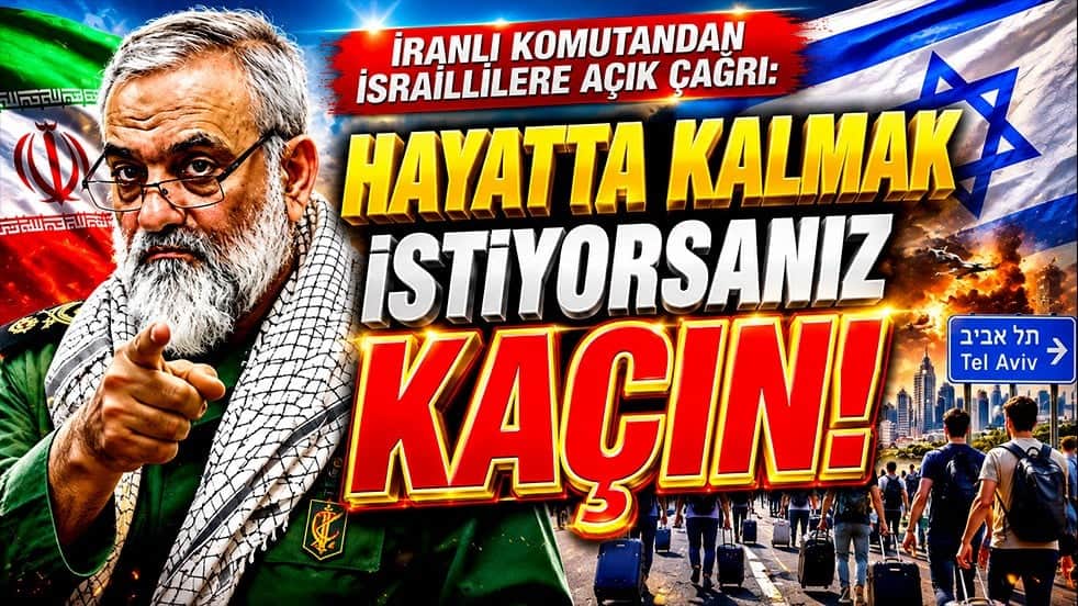 İranlı komutandan İsraillilere açık çağrı: "Hayatta kalmak istiyorsanız kaçın"