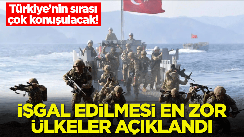 İşgal edilmesi en zor ülkeler listesi güncellendi: Türkiye'nin sırası çok konuşulacak