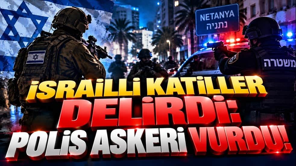 İsrailli katiller delirdi: Polis askeri vurdu!