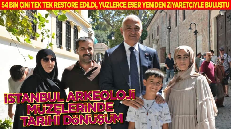 İstanbul Arkeoloji mizelerinde tarihi dönüşüm: 54 bin çini tek tek restore edildi 