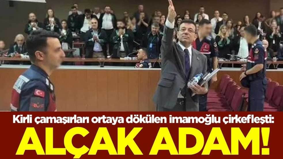 Kirli çamaşırları ortaya dökülen İmamoğlu çirkefleşti: Alçak adam!
