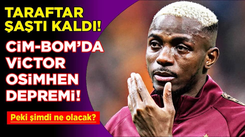 Kötü haber geldi: Galatasaray'da Victor Osimhen depremi! Çok konuşulacak ifadeler...