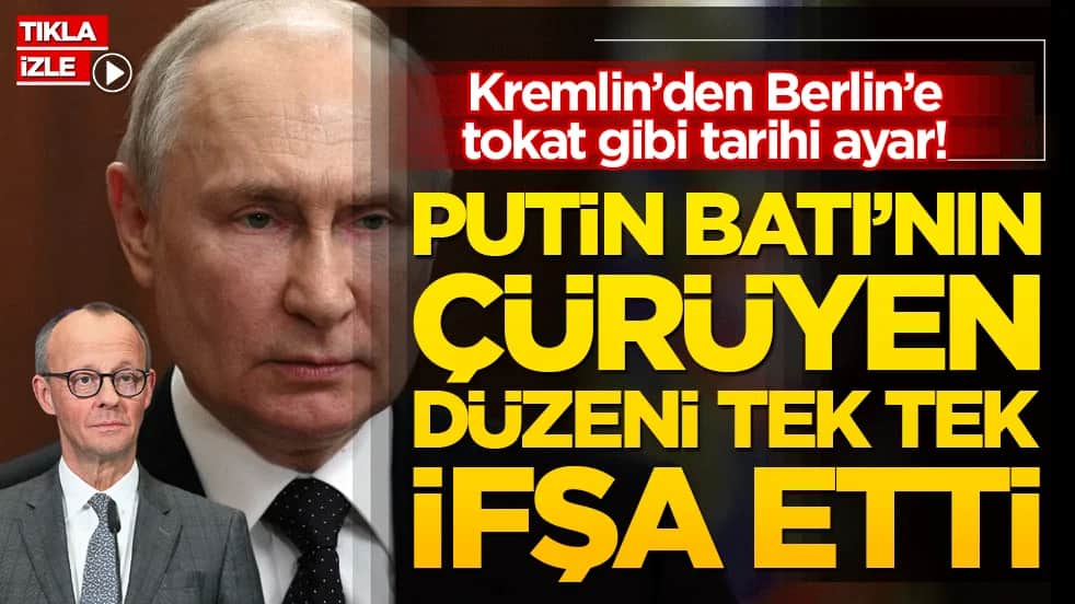 Kremlin’den Berlin’e tokat gibi salvoyla tarihi ayar! Batı’nın çürüyen düzeni tek tek ifşa edildi!