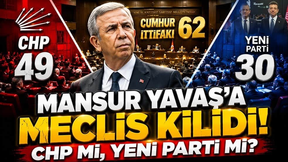 Mansur Yavaş'a Meclis kilidi! ABB'de dengeler altüst oldu: CHP mi, Yeni Parti mi?