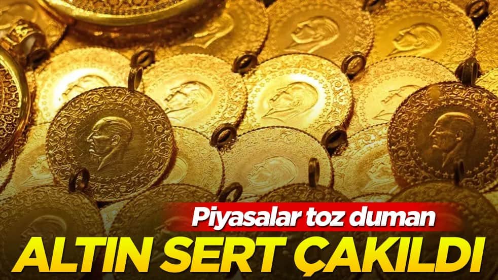 Piyasalar toz duman! Altın sert çakıldı