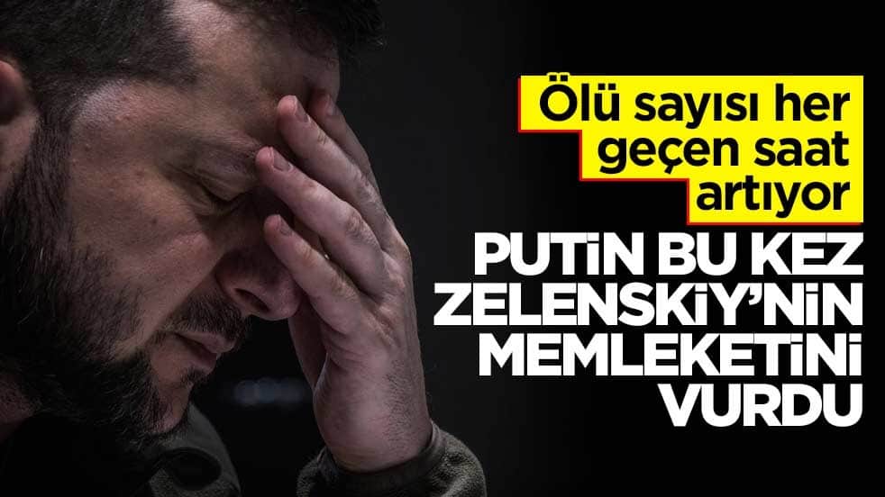 Putin bu kez Zelenskiy'nin memleketini vurdu! Ölü sayısı her geçen saat artıyor