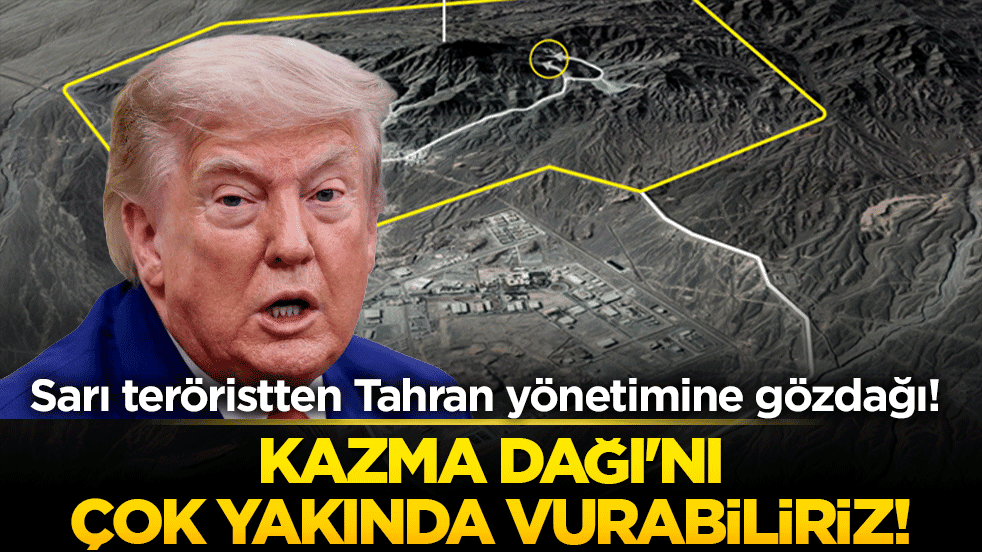 Sarı teröristten Tahran yönetimine gözdağı! Kazma Dağı'nı çok yakında vurabiliriz!