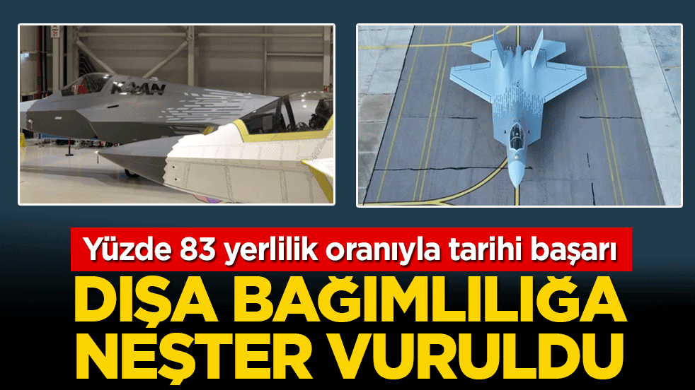 Savunmada yüzde 83 yerlilik oranına ulaşıldı: Dışa bağımlılığa neşter vuruldu