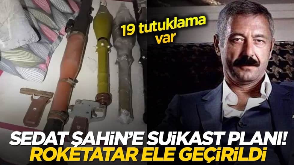 Sedat Şahin'e suikast düzenleyeceklerdi! Sarallar'ın deposunda roketatar ele geçirildi