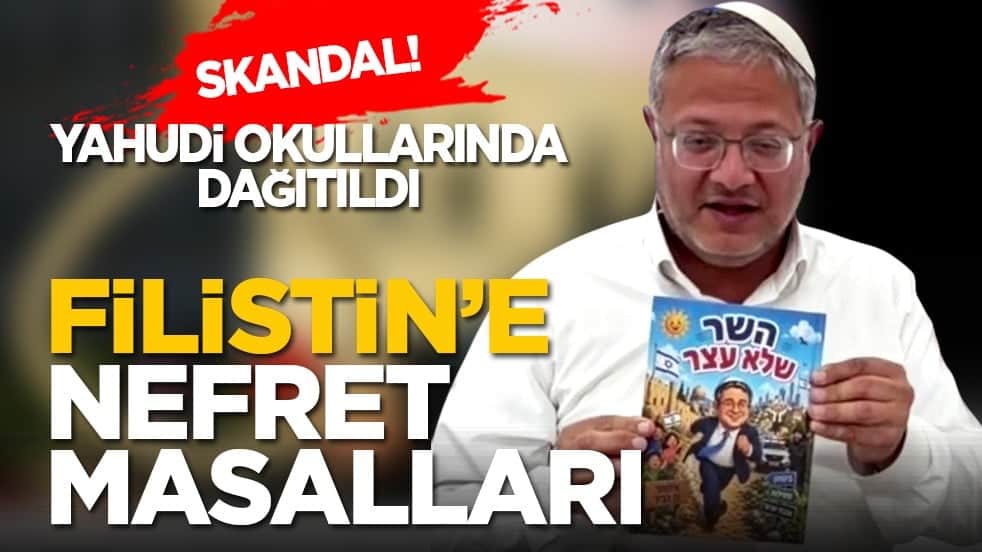 Skandal! Yahudi okullarında dağıtıldı: Filistin'e nefret masalları