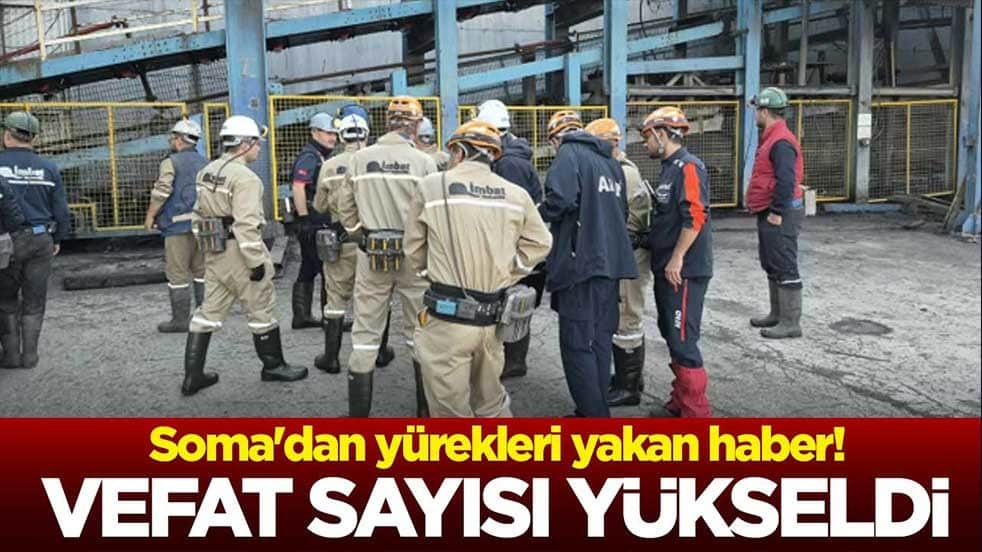 Soma'dan yürekleri yakan haber! Vefat sayısı yükseldi