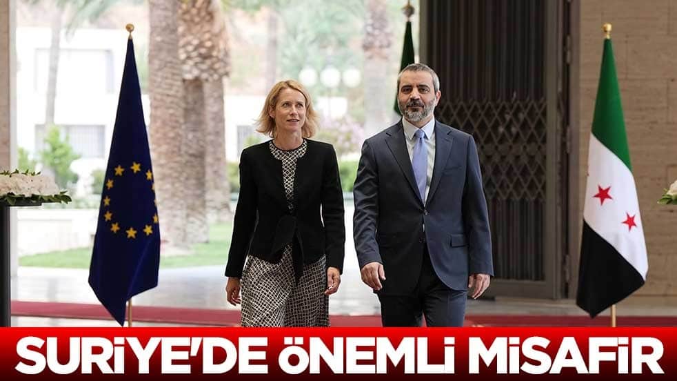 Suriye'de önemli misafir