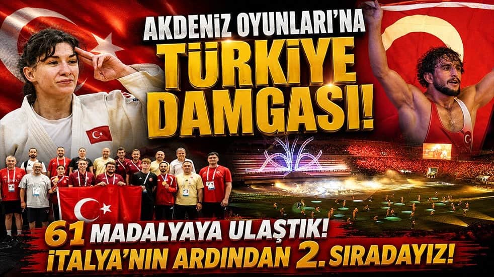 Taranto’da ay-yıldızlı fırtına! Türkiye 61 madalyayla zirve takibini sürdürüyor