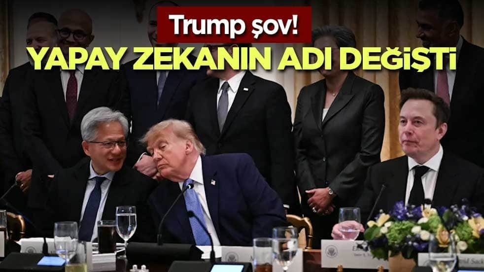 Trump şov! Yapay zekanın adı değişti