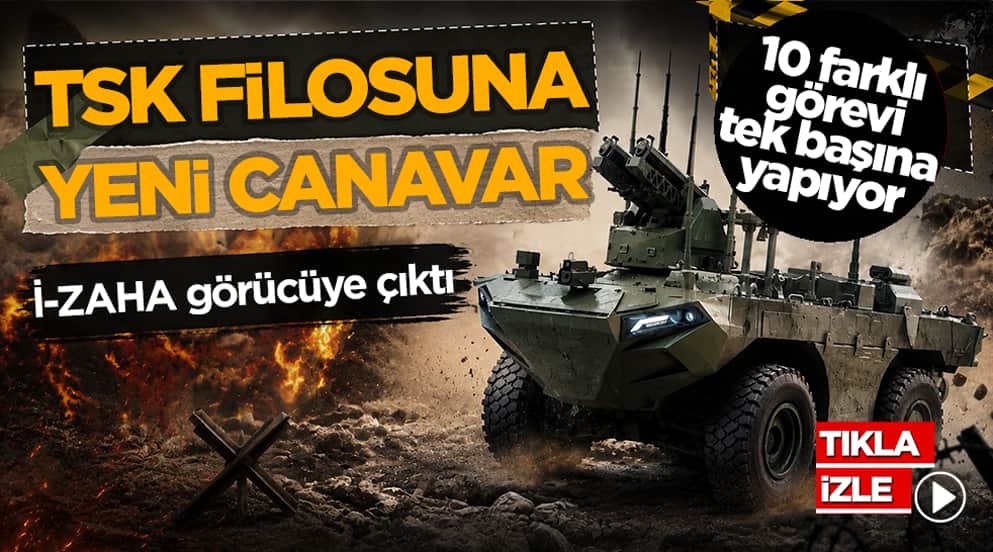 TSK filosuna yeni canavar: İ-ZAHA görücüye çıktı! 10 farklı görevi tek başına yapıyor