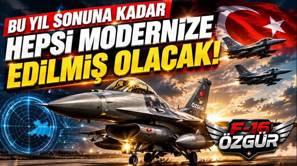 Türk F-16'larına yerli beyin! Bu yıl sonuna kadar hepsi modernize edilmiş olacak