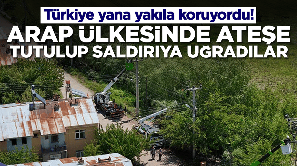 Türkiye yana yakıla koruyordu: Arap ülkesinde ateşe tutulup saldırıya uğradılar