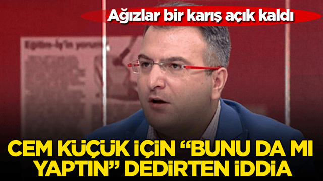 Ağızlar bir karış a&ccedil;ık kaldı! Cem K&uuml;&ccedil;&uuml;k i&ccedil;in &ldquo;Bunu da mı yaptın&rdquo; dedirten iddia