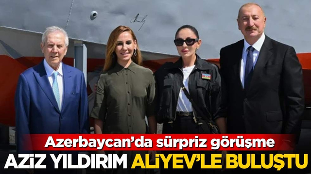Aziz Yıldırım Aliyev ile buluştu! İşte teslim edilen İDA'lar