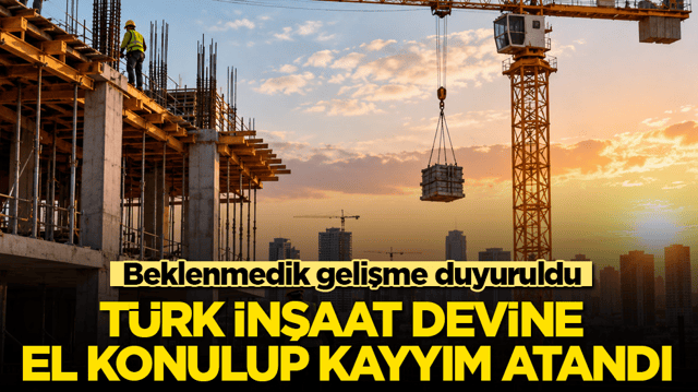 Beklenmedik gelişme duyuruldu! T&uuml;rk inşaat devine el konulup kayyım atandı