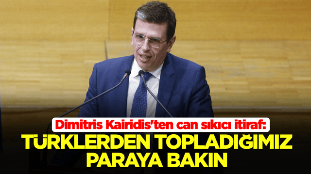 Dimitris Kairidis'ten can sıkıcı itiraf: T&uuml;rklerden topladığımız paraya bakın