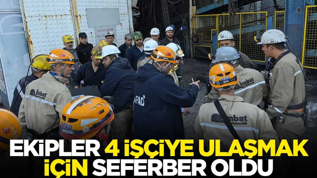 Ekipler 4 iş&ccedil;iye ulaşmak i&ccedil;in seferber oldu