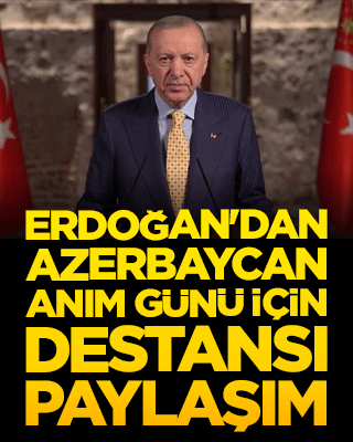 Karabağ zaferinin simge gününde anlamlı mesaj