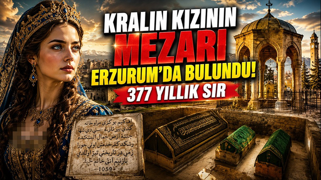 Kralın kızının mezarı Erzurum'da bulundu! 17. y&uuml;zyıldan kalan sır