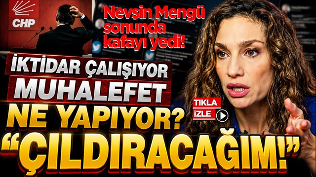 Nevşin Meng&uuml; muhalefete isyan etti: İktidar &ccedil;alışıyor, siz ne yapıyorsunuz?