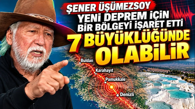 Şener &Uuml;ş&uuml;mezsoy yeni deprem i&ccedil;in bir b&ouml;lgeyi işaret etti: 7 b&uuml;y&uuml;kl&uuml;ğ&uuml;nde olabilir