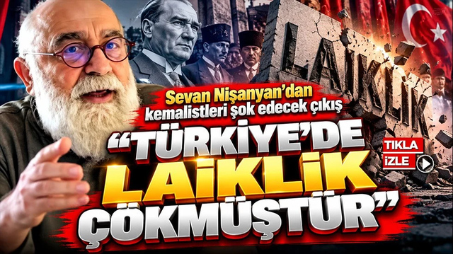 Sevan Nişanyan&rsquo;dan Kemalistleri şok edecek &ccedil;ıkış &lsquo;T&uuml;rkiye&rsquo;de Laiklik &ccedil;&ouml;km&uuml;şt&uuml;r&rsquo;