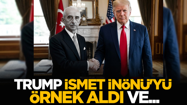 Trump İsmet İn&ouml;n&uuml;'y&uuml; &ouml;rnek aldı ve...