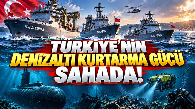 T&uuml;rkiye'nin denizaltı kurtarma g&uuml;c&uuml; iş başında! 1000 metre derinlikte g&ouml;rev yapıyorlar
