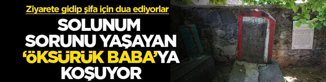 Ziyarete gidip şifa için dua ediyorlar! Solunum sorunu yaşayan ‘Öksürük Baba’ya koşuyor