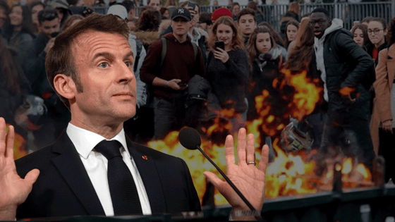 10 kişi yaralandı, 40 kişi gözaltında! Macron’un başı bu kez liseliler ile dertte!