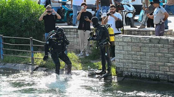 Adana’da kanala düşen kişiyi arama çalışması başlatıldı