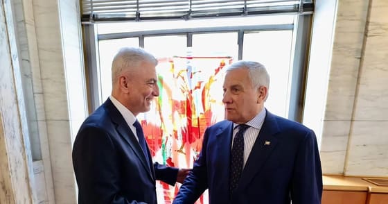 Bakan Bolat Roma'da Tajani ile görüştü: Ticarette hedef 40 milyar dolar