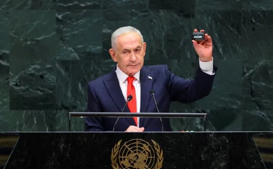Çağrı cihazıyla dünya liderlerini tehdit eden Netanyahu'yu İsrail basını yerden yere vurdu